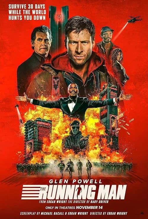 The Running Man film posteri