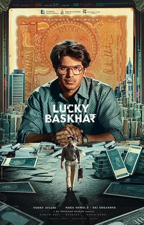 Lucky Baskhar film posteri